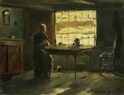 Интерьер крестьян by Йохан Хендрик Вайсенбрух, 1870 - 1903 — digital art print download