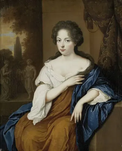 Портрет женщины by Йохан ван Хенсберген, 1670 - 1700 — digital art print download