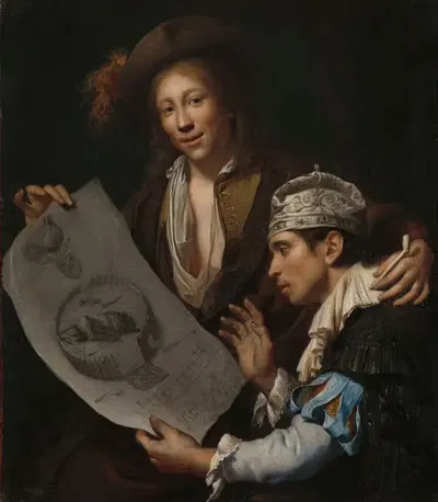 Аллегория французского вторжения 1672 года by Иоганнес ван Вийкерслот, 1672 — digital art print download