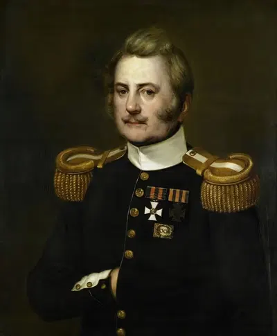 J. D. B. Wilkens, Lieutenant Colonel in the Infantry by Jurjen De Jong, 1837 — digital art print download