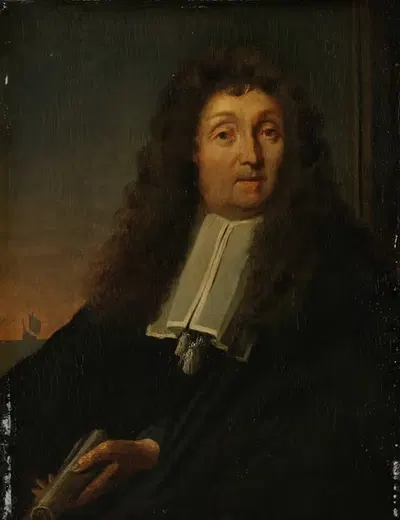 Автопортрет by Людольф Бахуизен, 1690 - 1708 — digital art print download