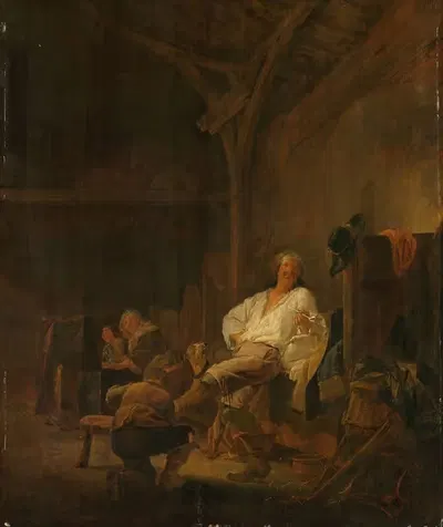Офицер в казармах by Мартен Ступ, 1640 - 1647 — digital art print download
