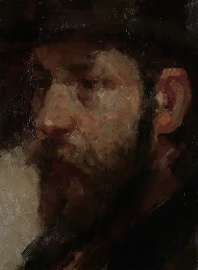 Портрет арт-дилера Э. Дж. ван Висселинга by Маринус ван дер Маарел — digital art print download
