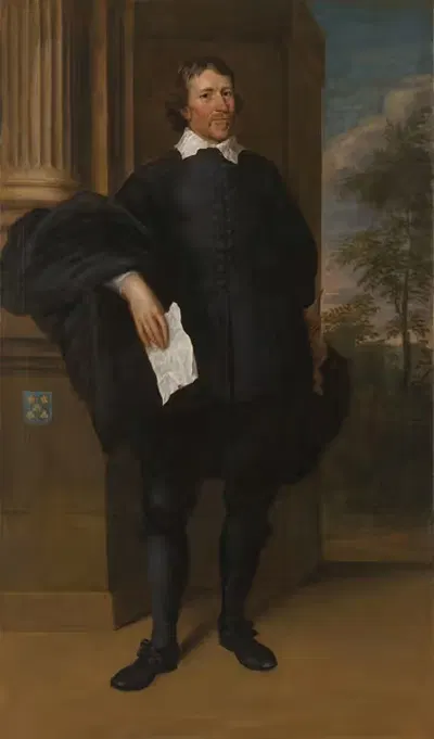 Willem Kettingh (d 1670). Chief Treasurer and Bailiff of the Prince of Orange by Mattheus Verheyden, c. 1755 — digital art…