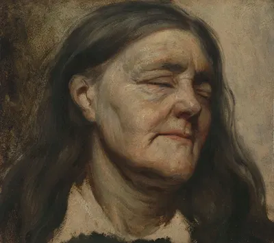 Study of an Old Woman by Matthijs Maris — digital art print download