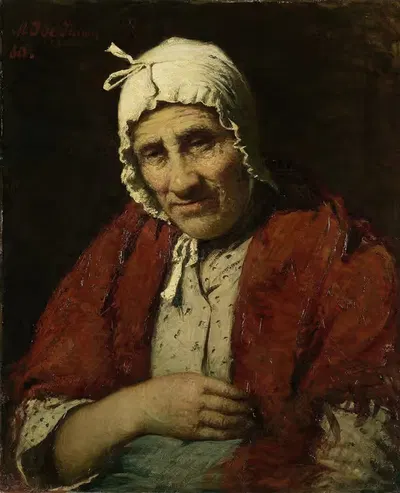 Old Jewish Woman by Meijer Isaäc de Haan, 1880 — digital art print download