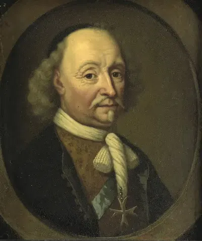 Портрет Иоганна Маурица (1604-79), графа Нассау-Зигена и губернатора Бразилии by Михиел Ван Муссхер, 1670 - 1680 — digital…