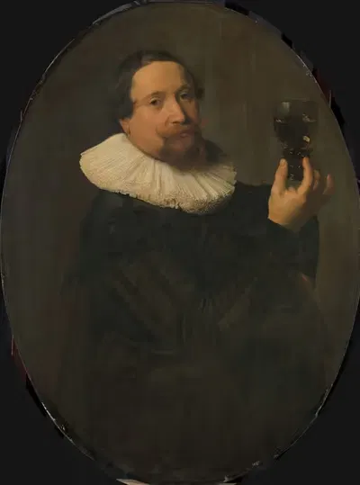 Portrait of Maerten Rey (1595-1632) by Nicolaes Eliasz. Pickenoy, 1595-1632 — digital art print download