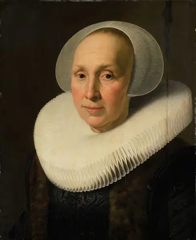 Portrait of Margriet Benningh (1565-1641) by Nicolaes Eliasz. Pickenoy, 1565-1641 — digital art print download