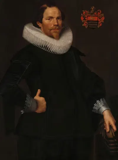 Portrait of Pieter van Son (c. 1590-1654) by Nicolaes Eliasz. Pickenoy — digital art print download