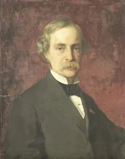 Иоганн Вильгельм Кайзер (1813-1900). График, директор школы гравирования и Государственного музея by Панталеон Шиндлер,…