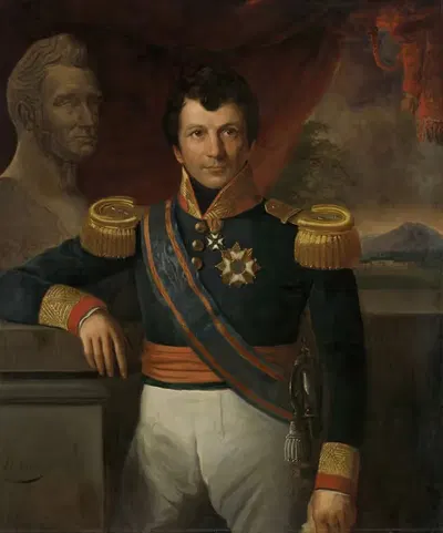 Портрет Иоганнеса, графа ван ден Боша, генерал-губернатора Нидерландских Ост-Индий by Раден Салех, 1836 — digital art print…