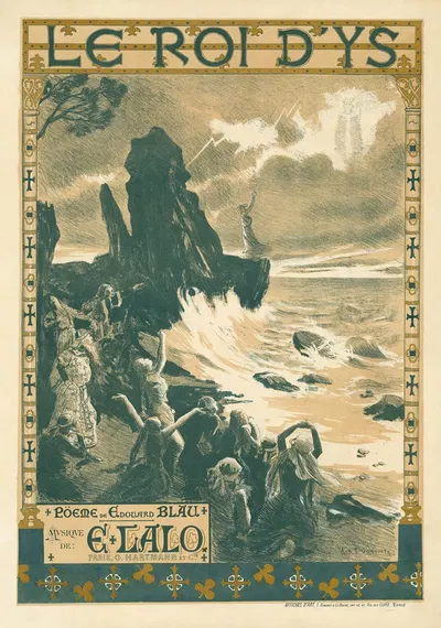 Le roi d'Ys by Огюст-Франсуа-Мари Горгюэ, 1888 — digital art print download