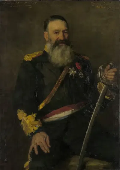 Пьет Й. Жубер (1831-1900). Генерал-командующий Южноафриканской Республики by Тереза Шварце, 1831-1900 — digital art print…