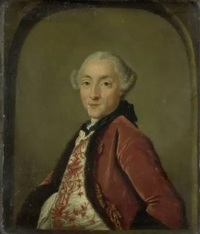 Портрет Питера Николаса Рендорпа, амстердамского пивовара by Тибут Регтерс, 1756 — digital art print download