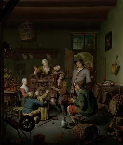 Раритетное шоу by Виллем Ван Мейрис, 1718 — digital art print download