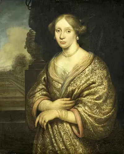 Портрет Петронеллы ван дер Бурхт (1657-1682) by Захария Блихофт, 1657-1682 — digital art print download