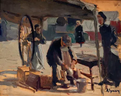 Ремулер в Пасси by Адольф-Эрнест Гюмери, 1890 — digital art print download