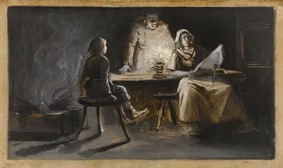 Семья палача Нихола by Альберт Гийом Демарест, 1889 — digital art print download