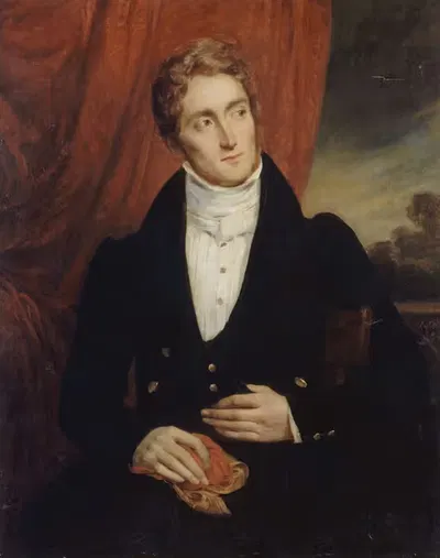 Портрет Жана-Жоржа Фарси (1800-1830), литератора by Александр Мари Колен, 1800-1830 — digital art print download
