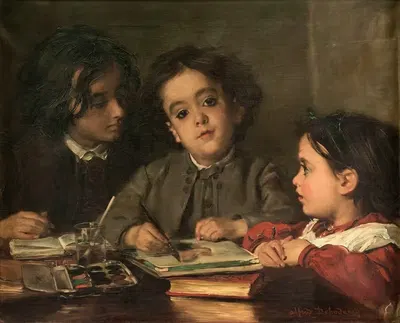 Интимные портреты by Альфред Деоденк, 1872 — digital art print download
