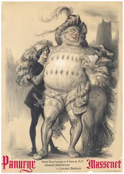 Panurge by Шарль-Люсьен Леандр, 1913 — digital art print download