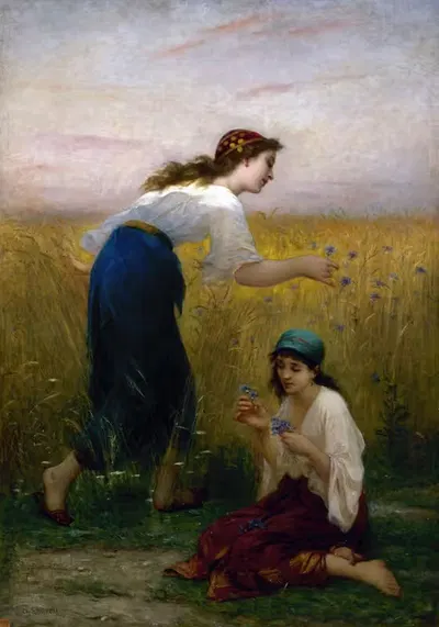 Васильки by Шарль Ландель, 1882 — digital art print download