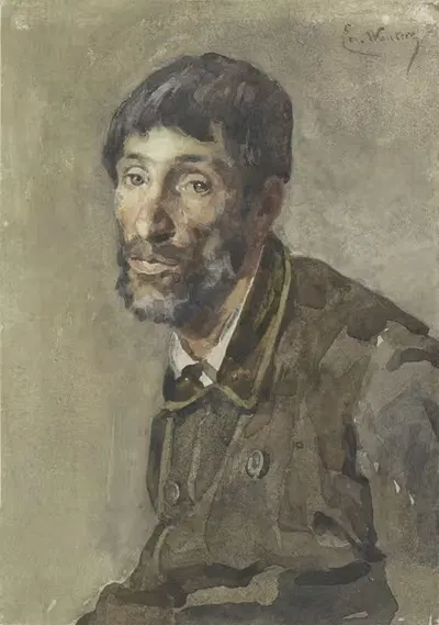 Портрет мужчины by Эмиль Шарль Вотерс, 1856 - 1933 — digital art print download