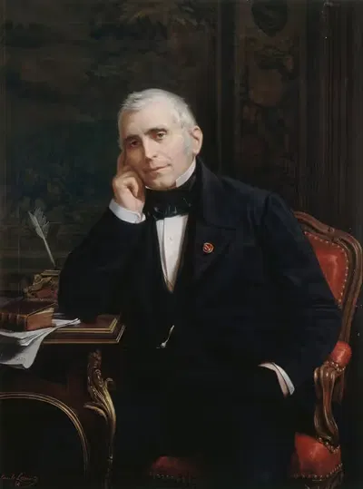 Портрет Эжена Скриба (1791-1861), драматурга by Эмиль Верне-Леконт, 1791-1861 — digital art print download