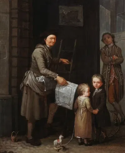 Клещик афиш by Этьен Жеора, 1735 - 1740 — digital art print download
