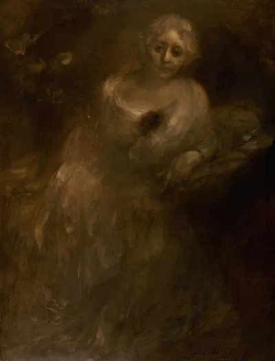Портрет мадемуазель Алин Менар-Дориан by Южен Каррьер, 1905 — digital art print download