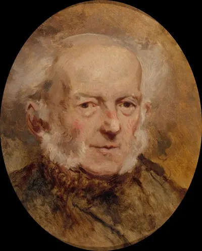 Портрет художника Жан-Батиста Изабе, отца художника by Эжен Изабе, 1840 — digital art print download