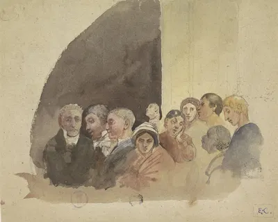 Утомленные зрители на публичном представлении by Эжен Лаерманс, 1874 - 1940 — digital art print download