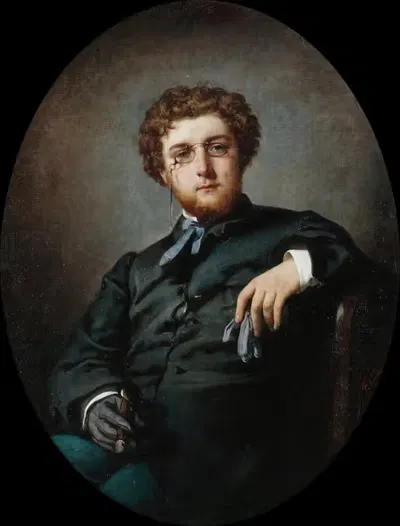 Жорж Бизе (1838-1875), композитор by Феликс-Анри Джакомотти, 1838-1875 — digital art print download