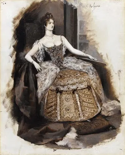 Герцогиня Жозиан by Жорж Антуан Рошегросс, 1886 — digital art print download