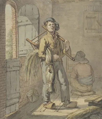 Стулья в сарае за работой by Герардус Лаурентиус Кёйлтес, 1811 — digital art print download