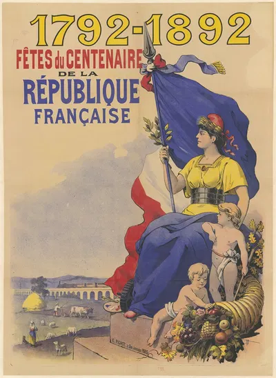 1792-1892. Fêtes du centenaire de la République française by Eugène Pichot, 1892 — digital art print download