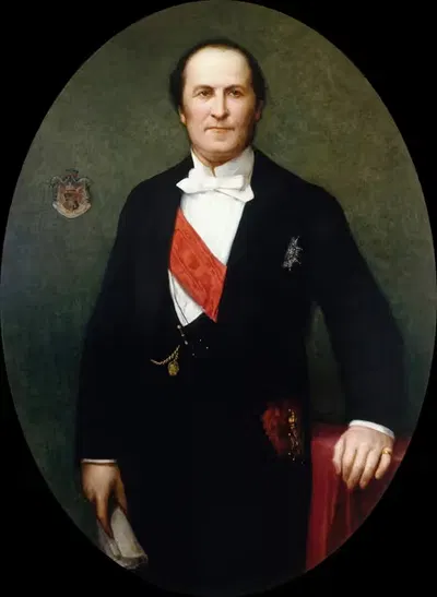 Portrait du baron Haussmann (1809-1891), préfet de la Seine (1853-1870) by Henri Lehmann, 1809-1891 — digital art print…