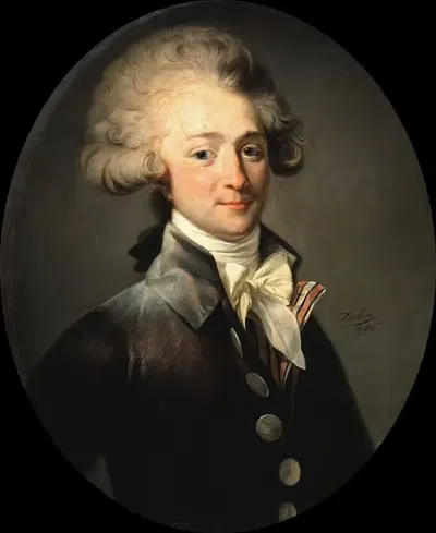 Portrait de Pierre-François-Jean Du Cluzel, marquis de Montpipeau by Henri-Pierre Danloux, 1786 — digital art print download