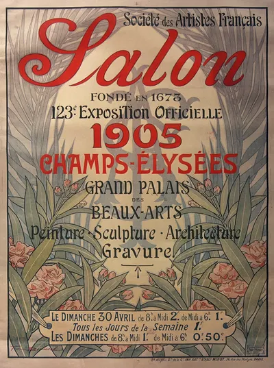 Société des artistes français. Salon 1905 by Фирмин Буйссе, 1905 — digital art print download