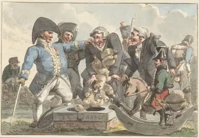 Карикатура на Тирцеринг 1810 года by Якоб Смиес, 1810 - 1812 — digital art print download