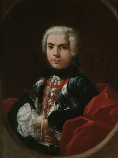 Портрет Фаринелли (Карло Брошчи, прозвище) 1705-1782, сопрано by Якопо Амигони, 1740 — digital art print download