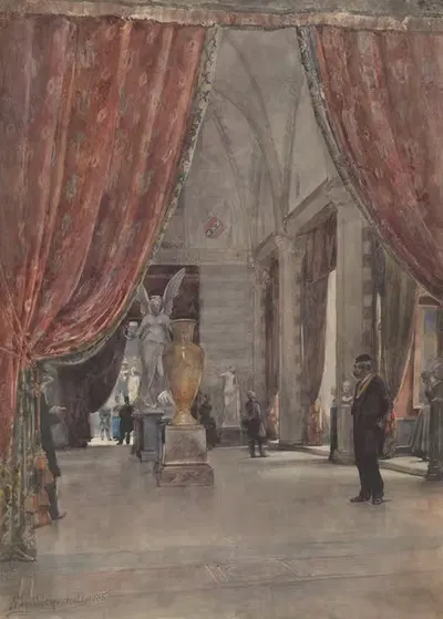 Эрегалерий Rijksmuseum Амстердам by Ян Хойнк ван Папендрехт, 1885 — digital art print download