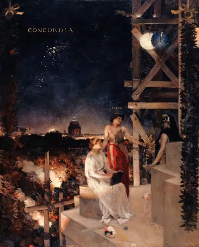 Сувенир с праздника в Париже by Жан Шарль Казен, 1881 — digital art print download