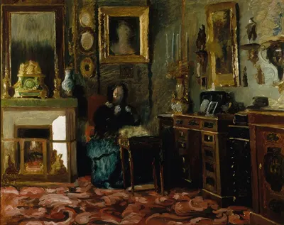 Салон мадам де Бальзака, улица Фортюне by Жан Франсуа Жиго, 1850-1880 — digital art print download