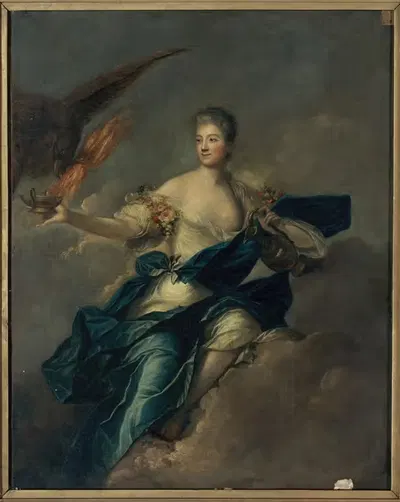 Предполагаемый портрет мадам де Мейи (1710-1751), в образе Гебы by Жан-Марк Натиер, 1710-1751 — digital art print download