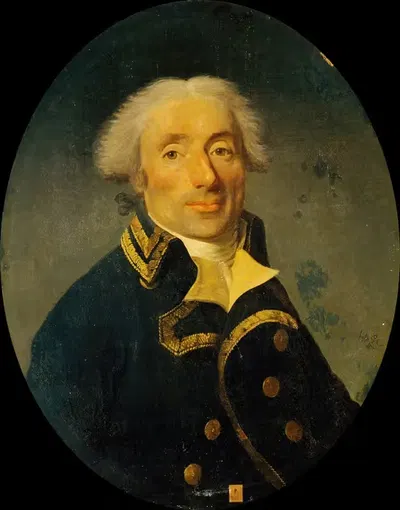 Портрет генерала дивизии by Жозеф Бозе, 1791 - 1794 — digital art print download