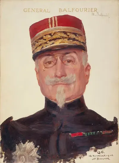 Портрет генерала Мориса Бальфурье (1852-1933) by Жозеф Феликс Бушор, 1852-1933 — digital art print download
