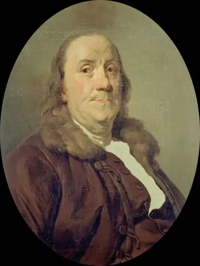 Бенджамин Франклин (1706-1790) by Жозеф Сифред Дюплессис, 1706-1790 — digital art print download