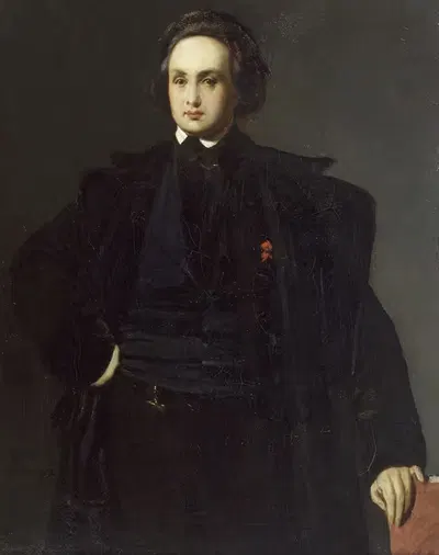 Виктор Гюго by Луи Кандид Буланже, 1839 — digital art print download